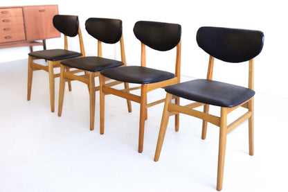 A Set of Four Dining Chairs