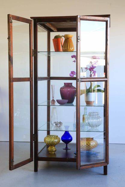 Old Oregon Display Cabinet