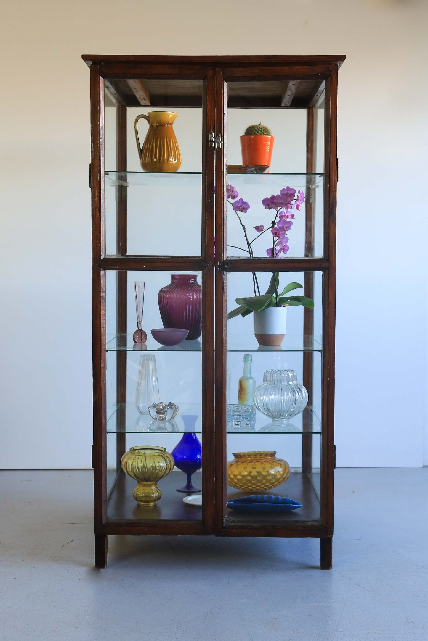 Old Oregon Display Cabinet