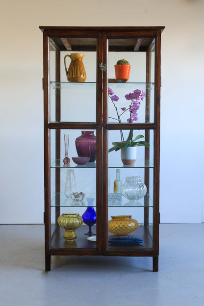 Old Oregon Display Cabinet