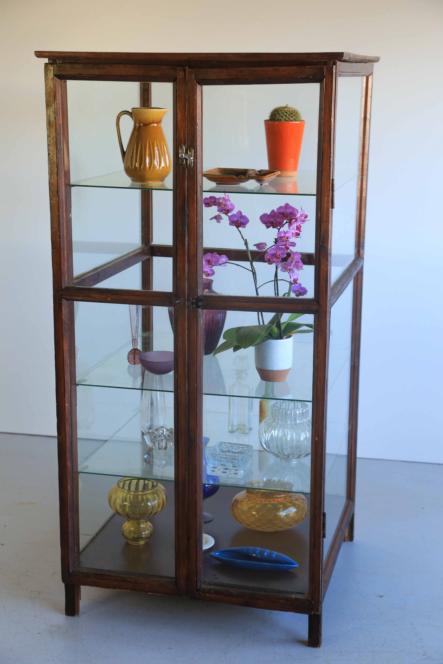 Old Oregon Display Cabinet