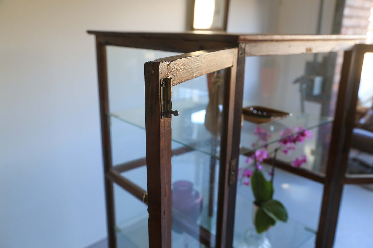 Old Oregon Display Cabinet
