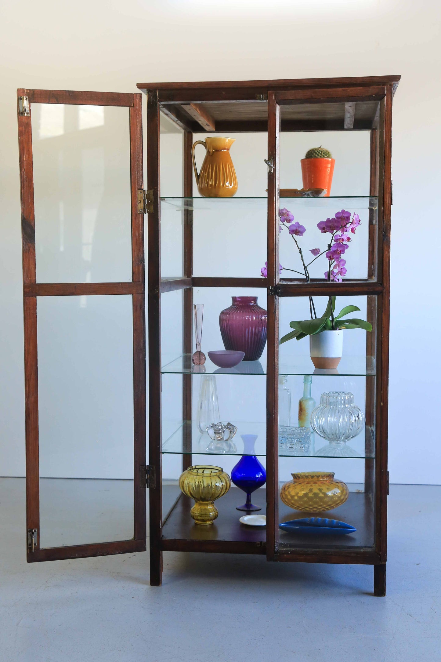 Old Oregon Display Cabinet