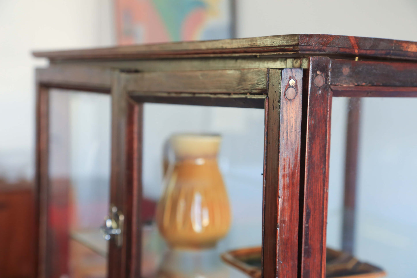 Old Oregon Display Cabinet