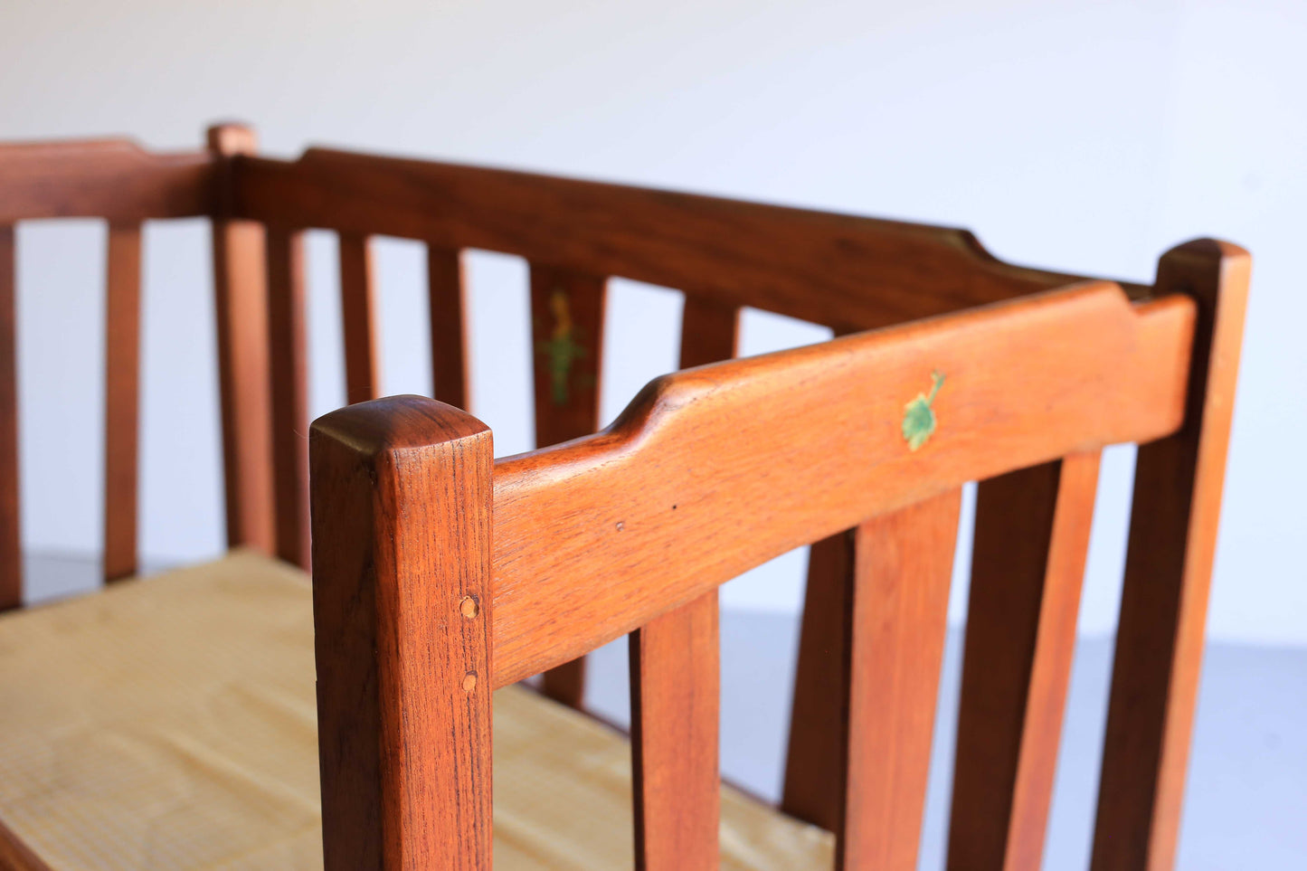 Solid Wood Vintage Baby Cot