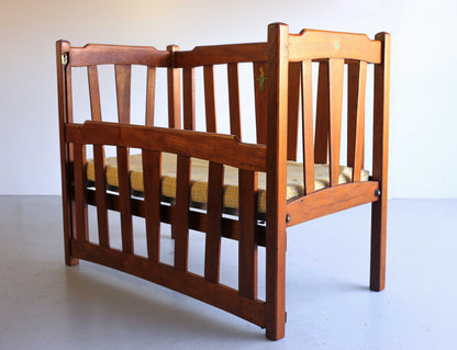 Solid Wood Vintage Baby Cot