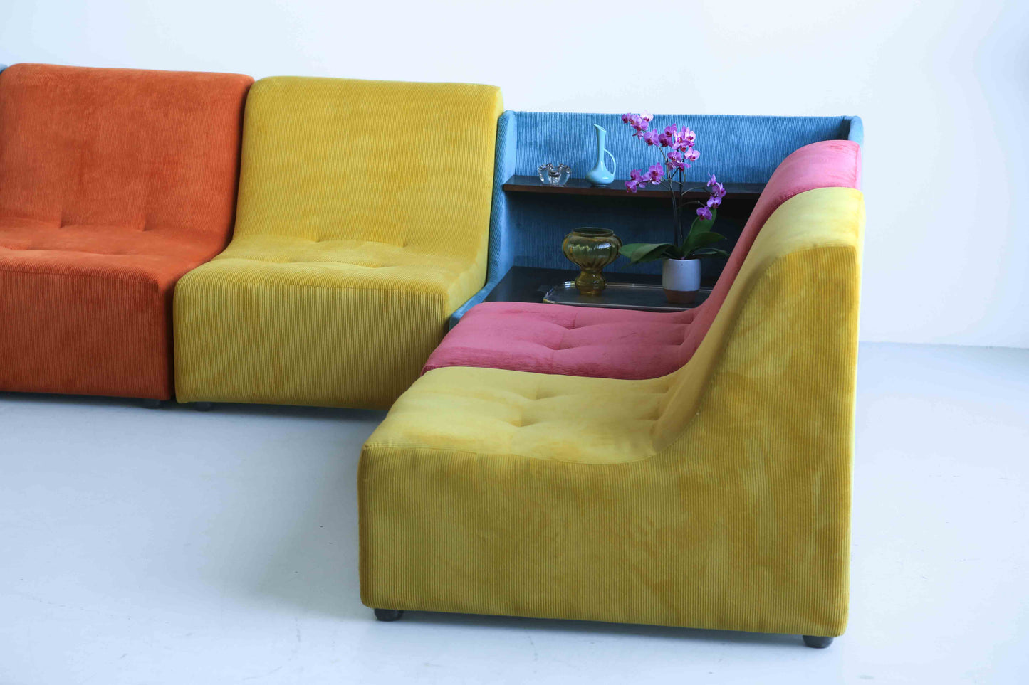 1970's Modular Corner Unit