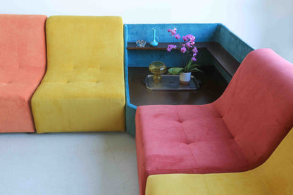 1970's Modular Corner Unit