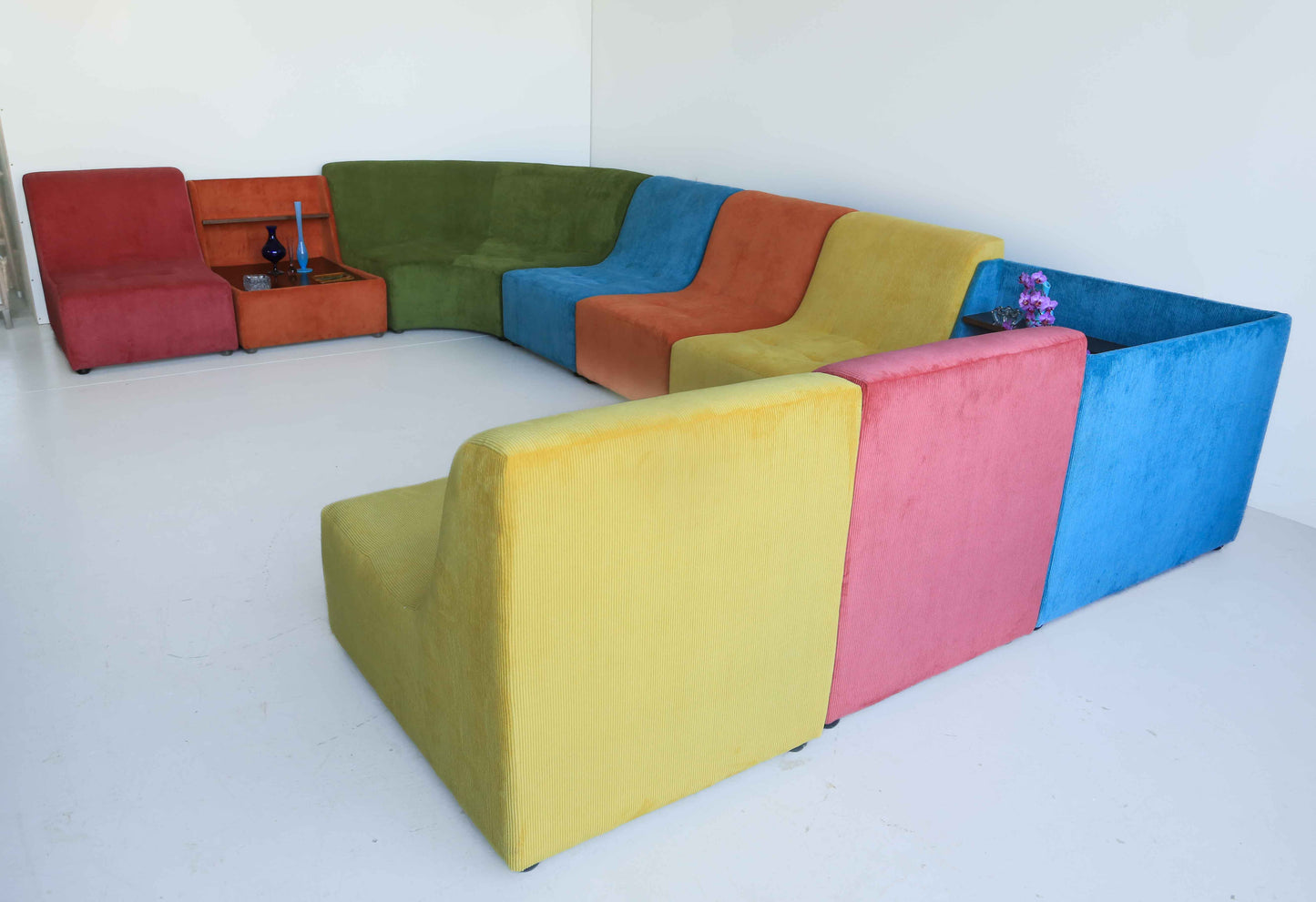 1970's Modular Corner Unit