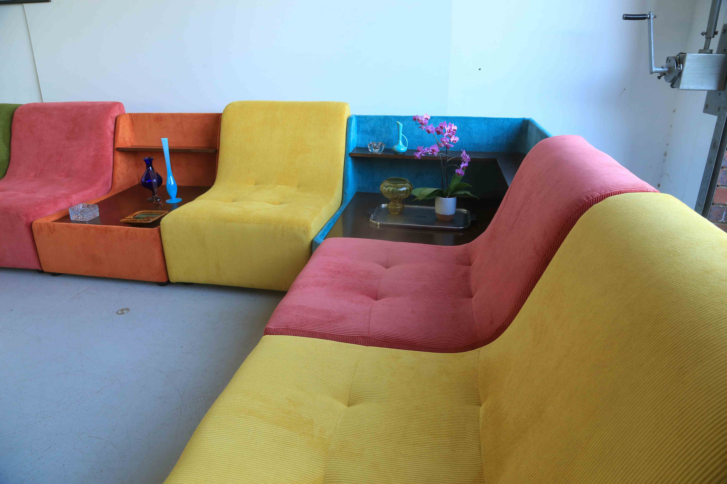 1970's Modular Corner Unit