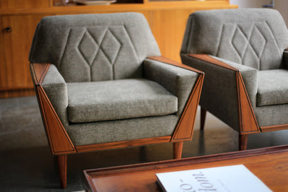 A Pair of Authentic 1960’s Airflex Armchairs #1
