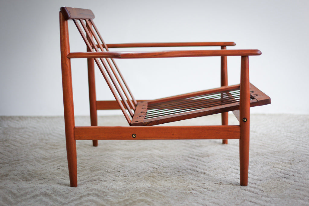 A Pair of Low Back Danish Modern Occasional Chairs