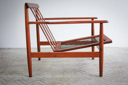 A Pair of Low Back Danish Modern Occasional Chairs