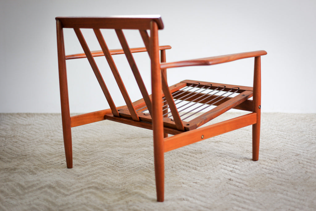 A Pair of Low Back Danish Modern Occasional Chairs