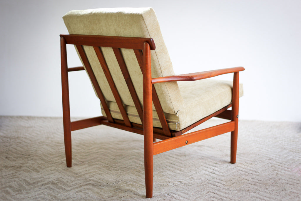 A Pair of Low Back Danish Modern Occasional Chairs