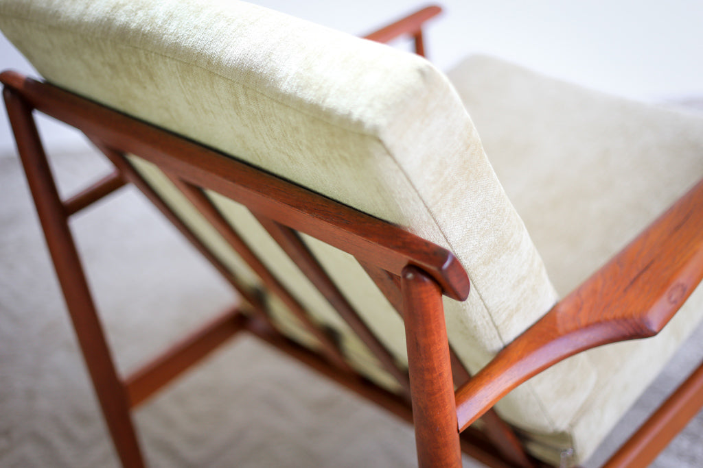A Pair of Low Back Danish Modern Occasional Chairs
