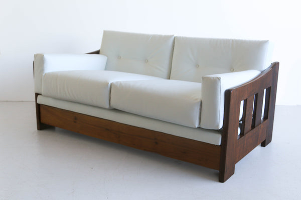 Solid Imbuia Frame Sofa