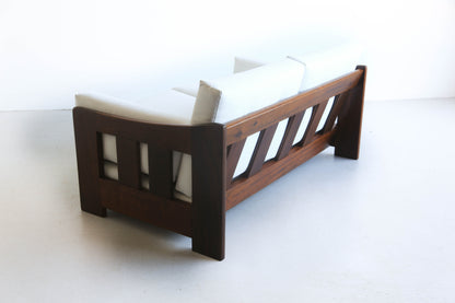 Solid Imbuia Frame Sofa