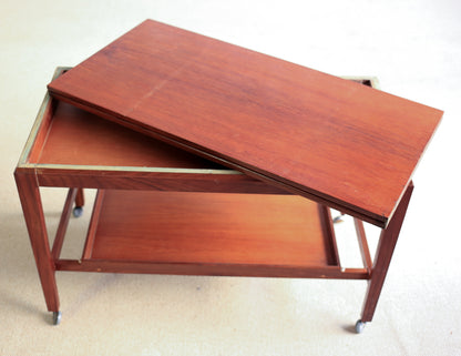 Remploy Flip Top Teak Bar Cart