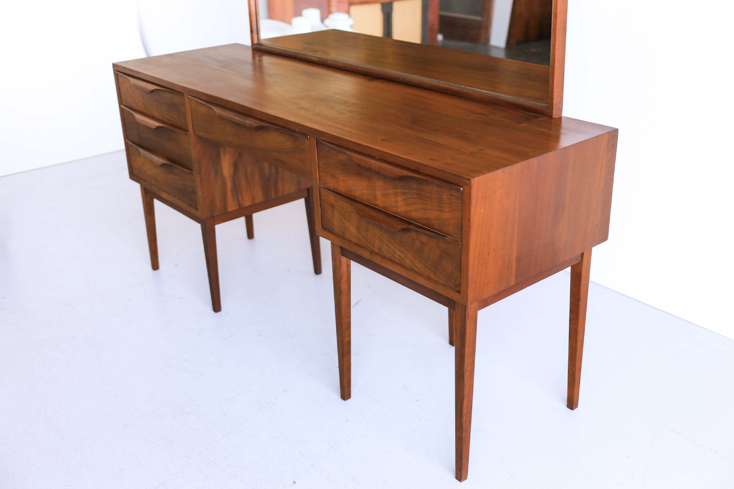 1960's EE Meyer for Binnehuis Solid Imbuia Dresser