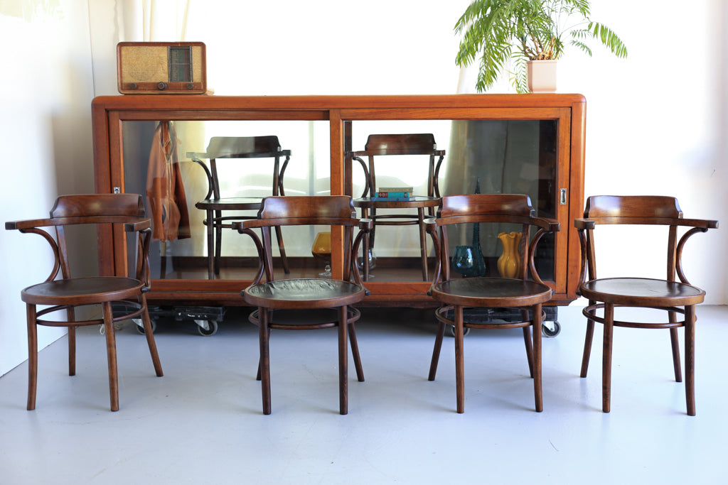 Large Solid Teak Blazer Display Cabinets