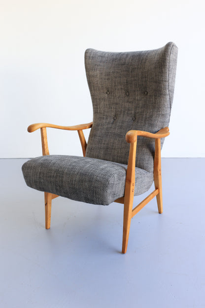 Scandinavian Modern Birch Wood Chairs by Elias Svedberg for Nordiska Kompaniet