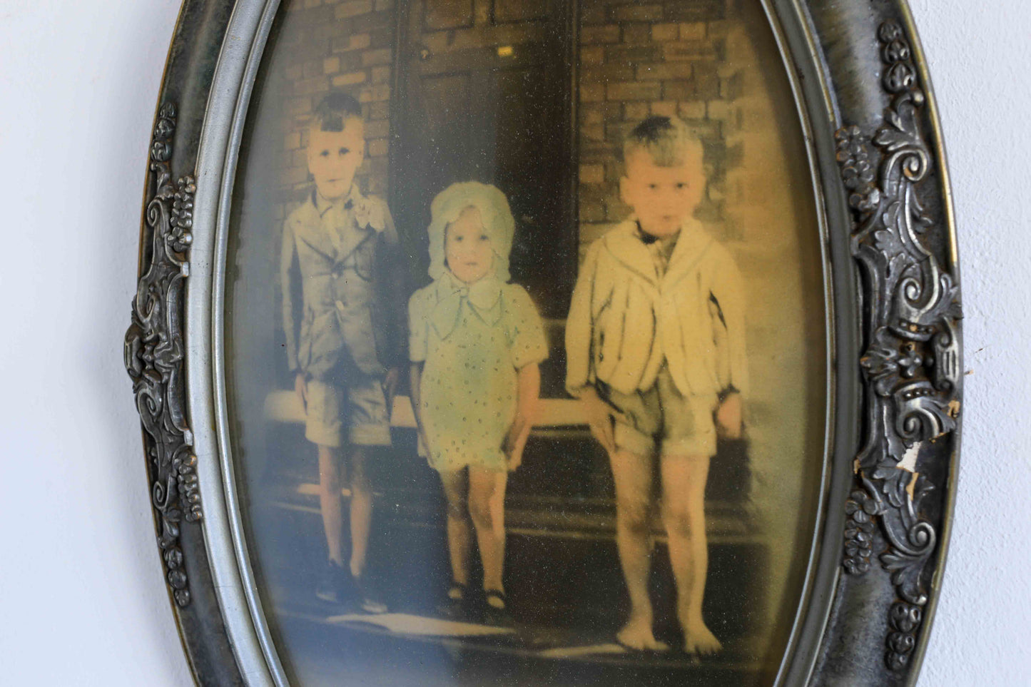 Antique Hand Coloured Family Photographs