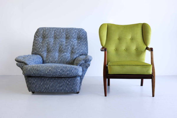 Scandinavian Modern Wingback Chair