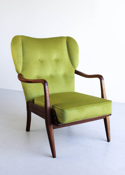 Scandinavian Modern Wingback Chair