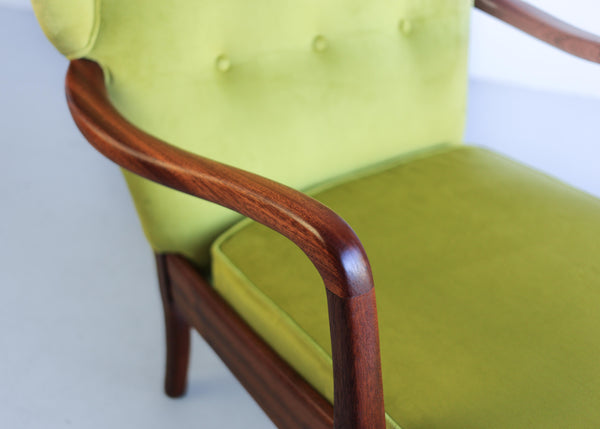 Scandinavian Modern Wingback Chair
