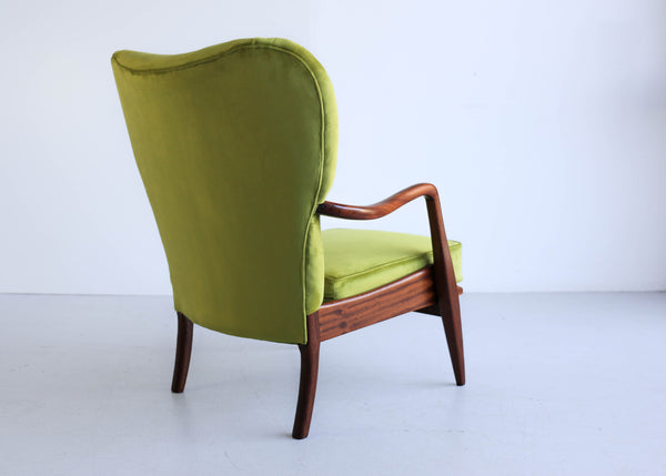 Scandinavian Modern Wingback Chair