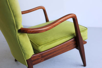 Scandinavian Modern Wingback Chair