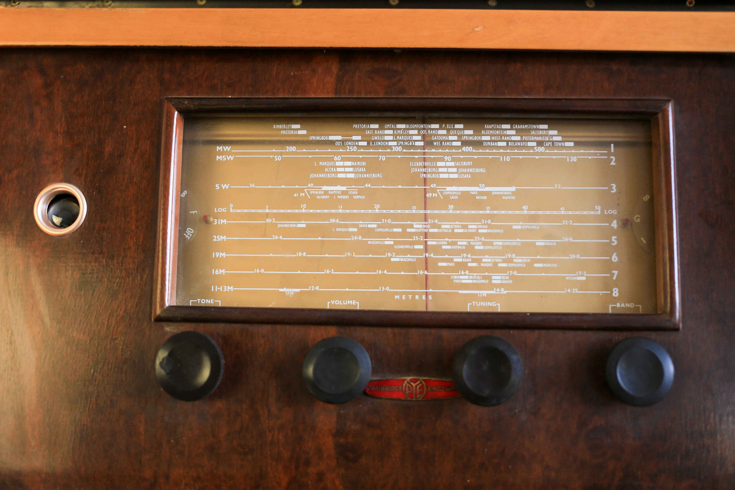1950's Pye Valve Radio with Garrard Record Player