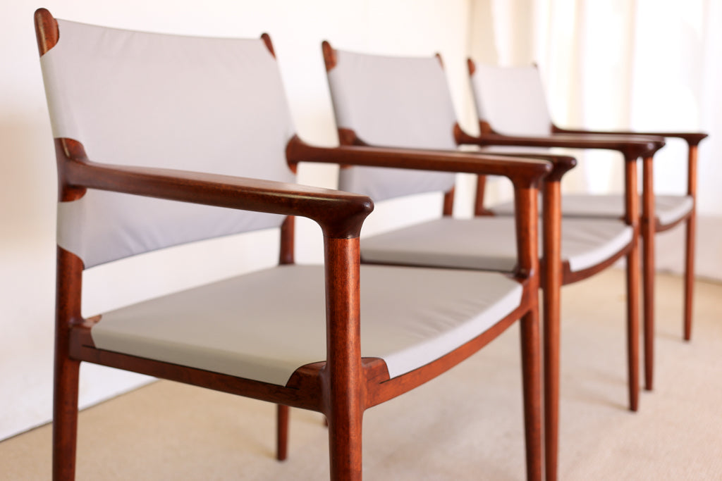 A Set of Six 1960's Scandi Carvers