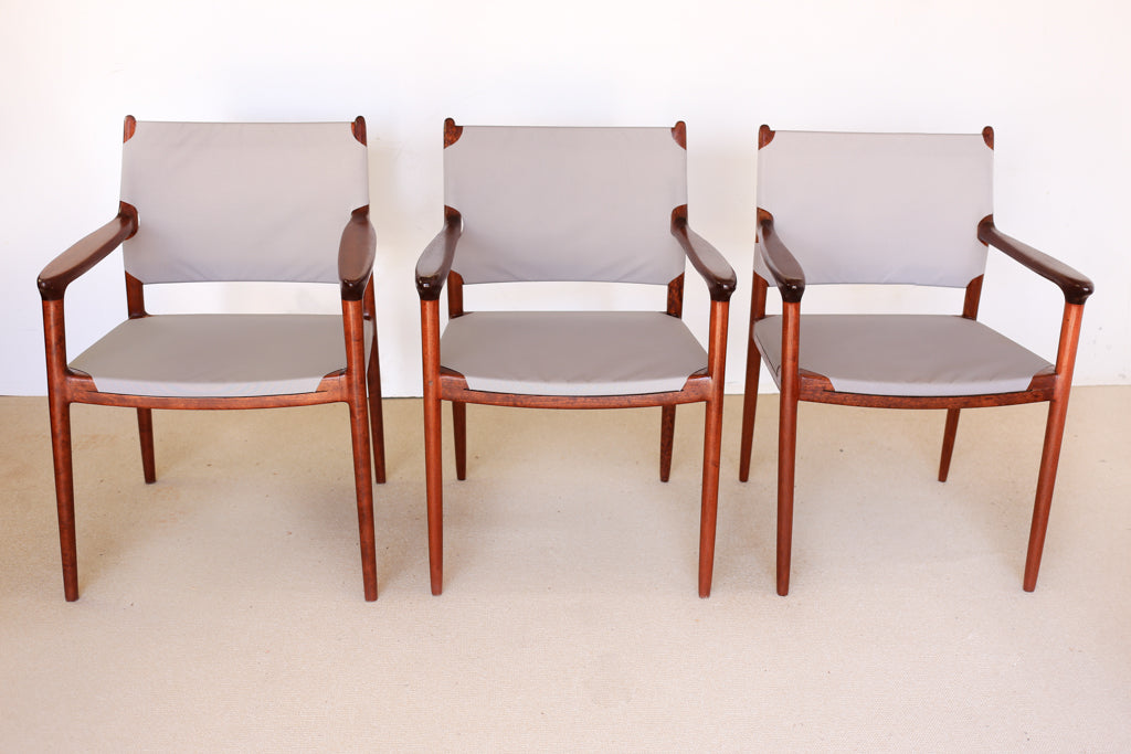 A Set of Six 1960's Scandi Carvers