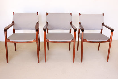 A Set of Six 1960's Scandi Carvers