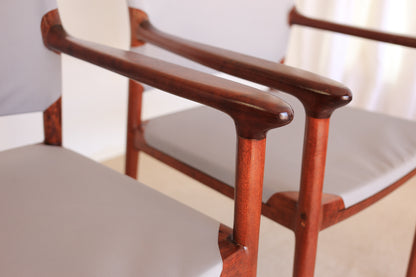 A Set of Six 1960's Scandi Carvers