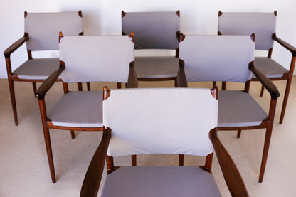 A Set of Six 1960's Scandi Carvers