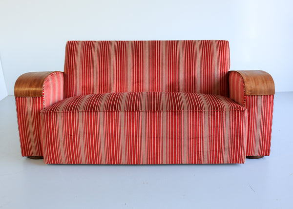 Fully Restored Art Deco Sofa