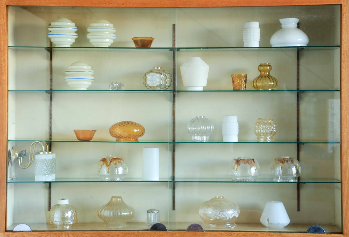Tall Vintage Display Cabinets with 20 Drawers - two available