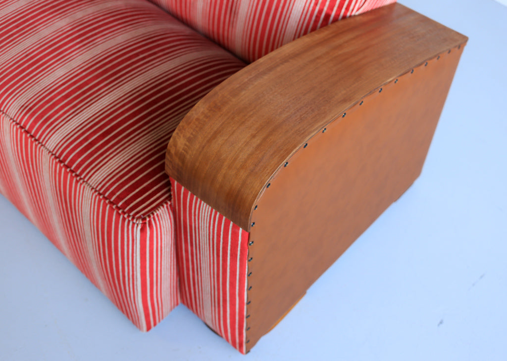 Fully Restored Art Deco Sofa