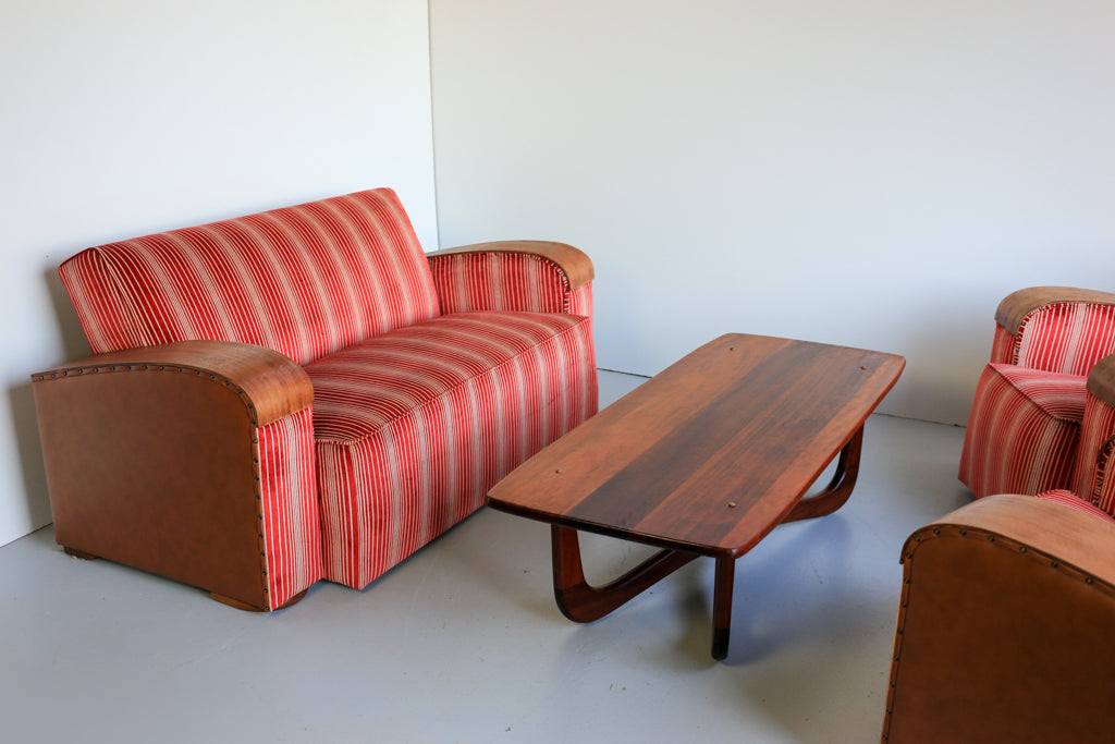 Fully Restored Art Deco Sofa