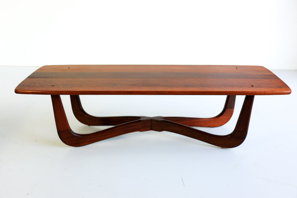 Solid Wood Mid-Century Coffee Table