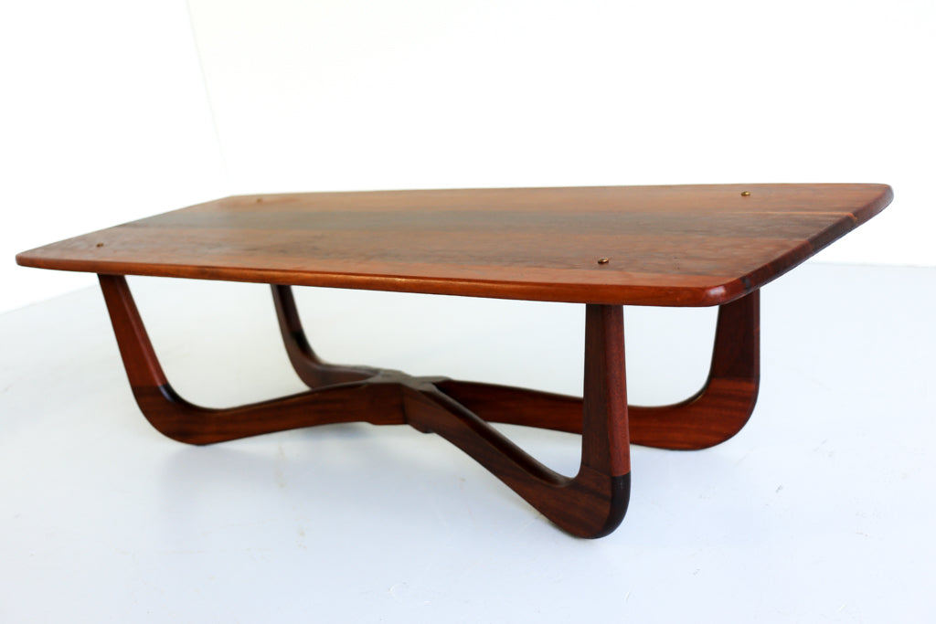 Solid Wood Mid-Century Coffee Table