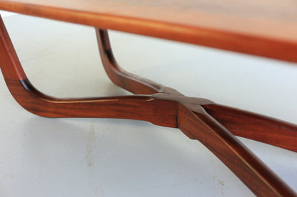 Solid Wood Mid-Century Coffee Table