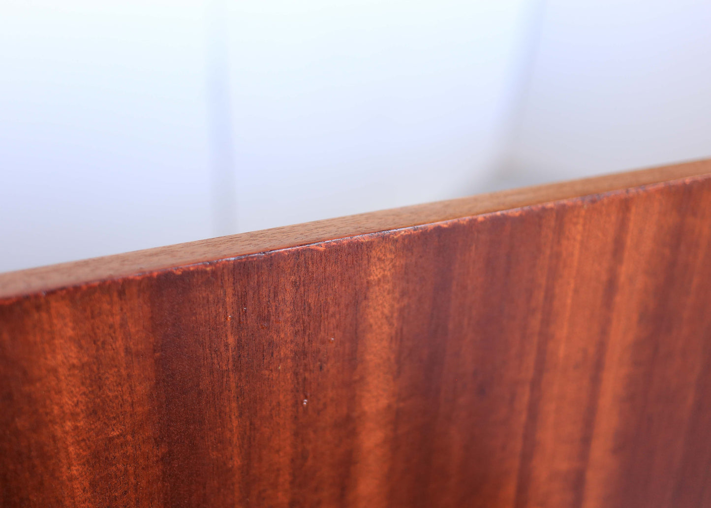 Vintage Sapele Mahogany Double Headboard