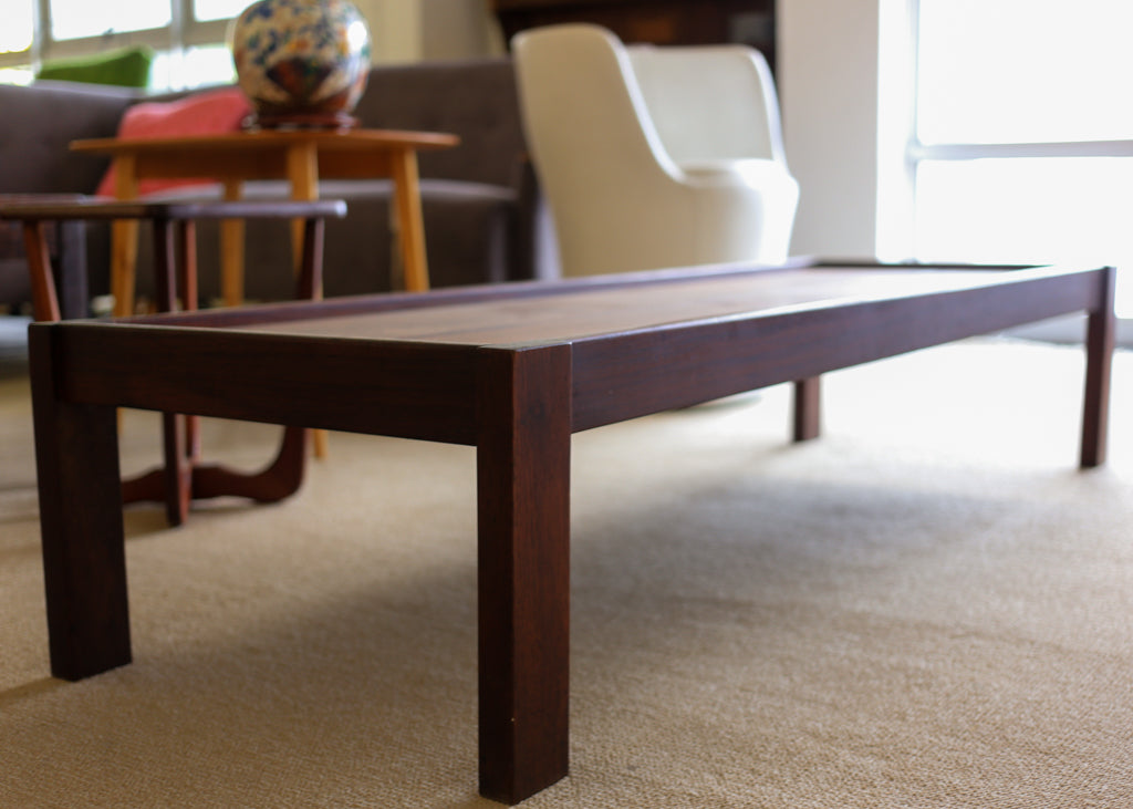 Rare Vintage Imbuia Coffee Table