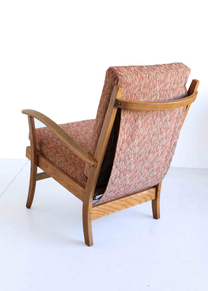 Mid-Century Modern Oak Armchair