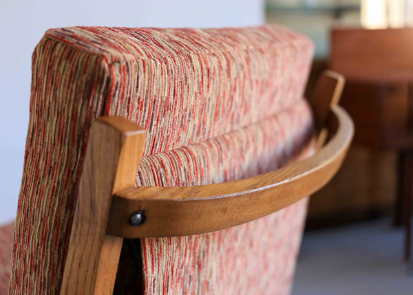 Mid-Century Modern Oak Armchair