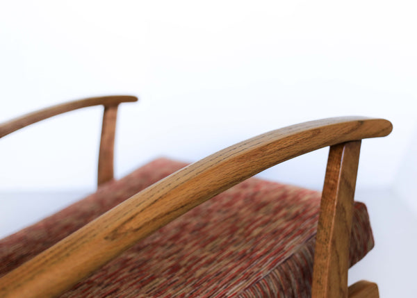 Mid-Century Modern Oak Armchair